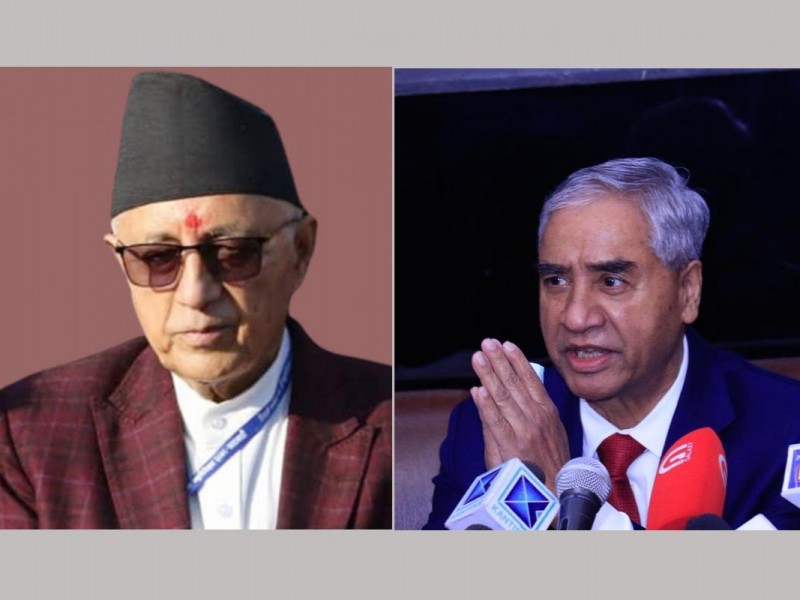 सभापति देउवा र कोइरालाबिच चर्का चर्की